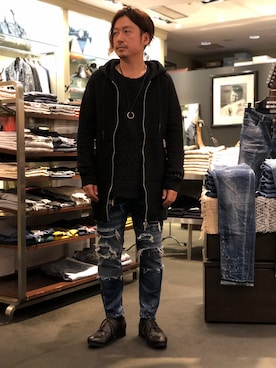 Ryuuutaさん（メンズ・166cm）の冬コーディネート