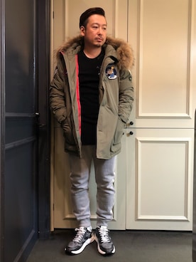 「FREEDOMDAY（フリーダムデイ）のアイテム」を使った、Ryuuutaさん（メンズ・166cm）の秋コーディネート