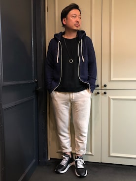 「SEAGREEN（シーグリーン）のアイテム」を使った、Ryuuutaさん（メンズ・166cm）の春コーディネート
