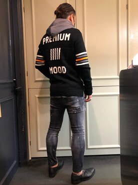 「P.M.D.S.（ピー エム ディー エス）のアイテム（トップス）」を使った、Ryuuutaさん（メンズ・166cm）の秋コーディネート