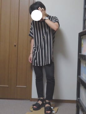 「シャリーフ(SHAREEF)」｜「アイテム（アクセサリー）」を使った、Sho   〖ブランド古着屋staff〗さん（メンズ・165cm）の夏コーディネート