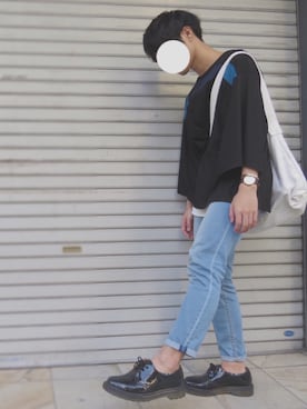 「シャリーフ(SHAREEF)」｜「アイテム（アクセサリー）」を使った、Sho   〖ブランド古着屋staff〗さん（メンズ・165cm）の夏コーディネート