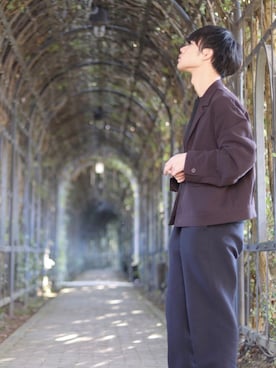 「KIKO KOSTADINOV（キコ コスタディノフ）のアイテム（トップス）」を使った、Sho   〖ブランド古着屋staff〗さん（メンズ・165cm）の春コーディネート