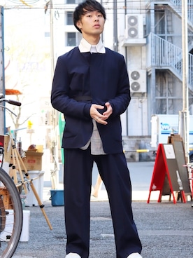 「sunsea」｜「アイテム（その他）」を使った、Sho   〖ブランド古着屋staff〗さん（メンズ・165cm）の春コーディネート