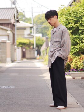 「sunsea」｜「アイテム（その他）」を使った、Sho   〖ブランド古着屋staff〗さん（メンズ・165cm）の春コーディネート