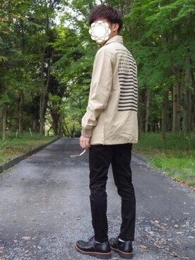 「アイテム（ブルゾン）」を使った、ゆうだい。さん（メンズ・164cm・10代）の秋コーディネート
