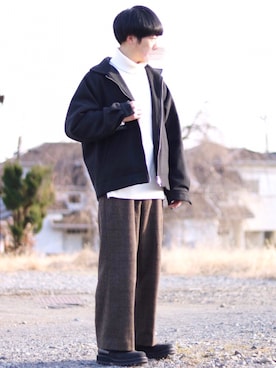 ゆうだい。さん(メンズ・164cm)の冬コーディネート