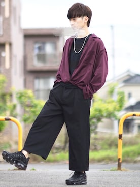 「FUJIROCKEEN」｜「アイテム（その他）」を使った、ゆうだい。さん（メンズ・165cm）の夏コーディネート