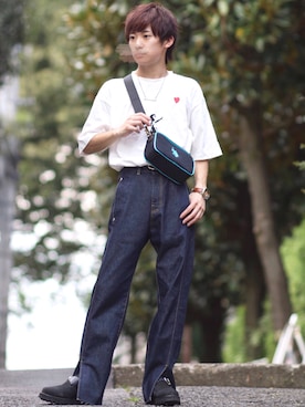 「アイテム（アナログ腕時計）」を使った、ゆうだい。さん（メンズ・164cm）の秋コーディネート