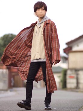 「abahouse」｜「アイテム（その他）」を使った、ゆうだい。さん（メンズ・164cm）の秋コーディネート