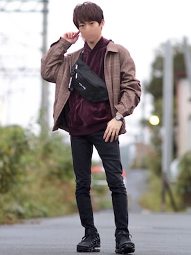 「L.H.P（エルエイチピー）のアイテム（パンツ）」を使った、ゆうだい。さん（メンズ・164cm）の秋コーディネート