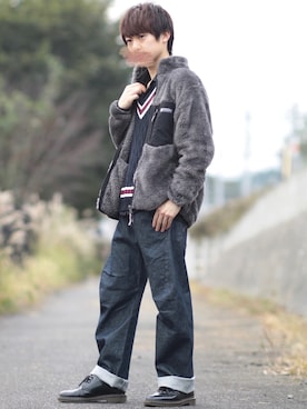 「abahouse」｜「アイテム（その他）」を使った、ゆうだい。さん（メンズ・164cm）の秋コーディネート