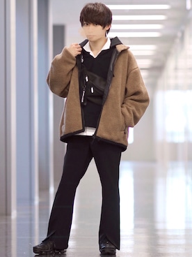 「やっぱりストリートが好き」｜「アイテム（その他アウター）」を使った、ゆうだい。さん（メンズ・164cm）の秋コーディネート