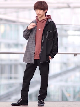 ゆうだい。さん（メンズ・164cm）の冬コーディネート