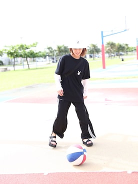 「Teva（テバ）のTeva / プラットフォーム ユニバーサル（サンダル）」を使った、i_am_otomeさん（レディース・154cm）の春コーディネート