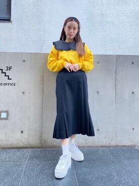「chanel」｜「アイテム（スウェット）」を使った、i_am_otomeさん（レディース・153cm）の春コーディネート