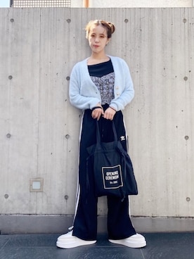 「Another Edition（アナザーエディション）のアイテム（その他パンツ）」を使った、i_am_otomeさん（レディース・153cm）の春コーディネート