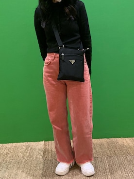 「アイテム（カーディガン/ボレロ、ブラック系）」を使った、Jenさん（レディース・154cm）の秋コーディネート