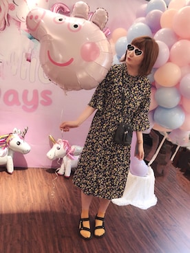 「Ray BEAMS（レイビームス）のアイテム（シャツワンピース、その他）」を使った、Jocelyn Chenさん（レディース）の秋コーディネート