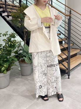 「vingtrois（バントロア）のアイテム」を使った、so-yaさん（レディース・157cm）の春コーディネート