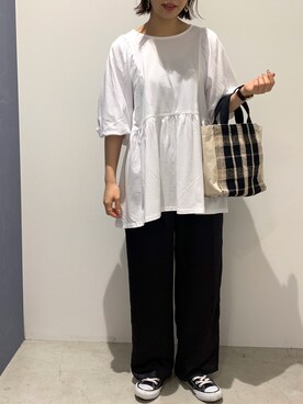 Momo kaさん（レディース・159cm）の秋コーディネート