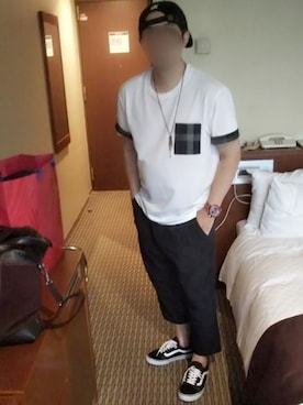 「BACKS（バックス）のアイテム」を使った、風のナオヤ  相互さん（メンズ・165cm）の春コーディネート