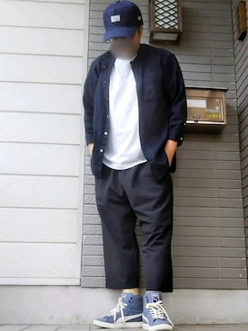 「ベンデイビス」｜「アイテム（キャップ）」を使った、風のナオヤ  相互さん（メンズ・165cm）の夏コーディネート