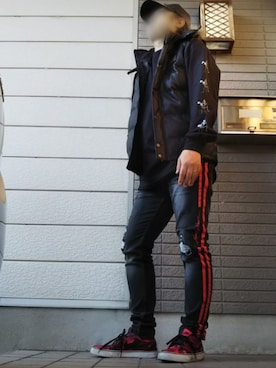 「10Deep（テンディープ）のアイテム（トップス）」を使った、風のナオヤ  相互さん（メンズ・165cm）の冬コーディネート