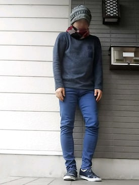 風のナオヤ  相互さん（メンズ・165cm）の春コーディネート