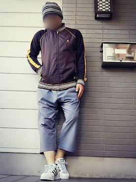 「RAGEBLUE（レイジブルー）のPEガウチョパンツ/793673（その他パンツ）」を使った、風のナオヤ  相互さん（メンズ・165cm）の春コーディネート