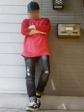 「DGK（ディージーケー）のアイテム」を使った、風のナオヤ  相互さん（メンズ・165cm）の春コーディネート