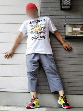 「B ONE SOUL（ビーワンソウル）のアイテム」を使った、風のナオヤ  相互さん（メンズ・165cm）の夏コーディネート