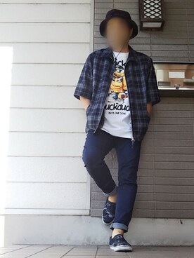 「bonesoul」｜風のナオヤ  相互さん（メンズ・165cm）の秋コーディネート