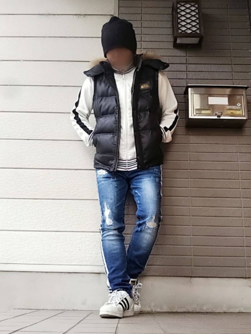 BURBERRY BLACKLABELトラックジャケット　スタジャン　スカジャン BURBERRY BLACK LABEL - 美品 バーバリー ブラックレーベル