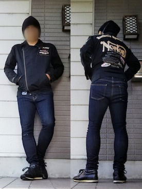 「TORNADO MART（トルネードマート）のアイテム（帽子）」を使った、風のナオヤ  相互さん（メンズ・165cm）の春コーディネート