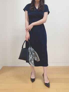 「ketty（ケティ）のアイテム（ワンピース）」を使った、Sakikoさん（レディース・158cm）の春コーディネート