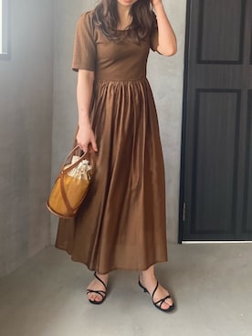 「ketty（ケティ）のアイテム（ワンピース）」を使った、Sakikoさん（レディース・158cm）の春コーディネート