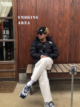 「アイテム（ファッション雑貨）」を使った、ながっちゃんさん（メンズ・173cm）の秋コーディネート