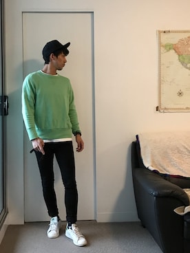 「Herschel Supply Co.（ハーシェルサプライ）のアイテム（帽子）」を使った、Nathan🇦🇺🐨さん（メンズ・170cm）の秋コーディネート