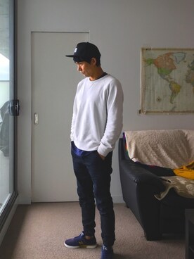 「Herschel Supply Co.（ハーシェルサプライ）のアイテム（帽子）」を使った、Nathan🇦🇺🐨さん（メンズ・170cm）の秋コーディネート