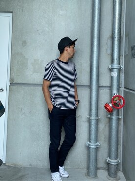 「TOPMAN（トップマン）のアイテム（パンツ）」を使った、Nathan🇦🇺🐨さん（メンズ・170cm）の春コーディネート