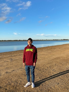 「CREATURE（クリーチャー）のアイテム」を使った、Nathan🇦🇺🐨さん（メンズ・170cm）の夏コーディネート