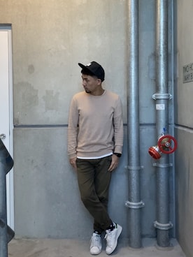 「TOPMAN（トップマン）のアイテム（トップス）」を使った、Nathan🇦🇺🐨さん（メンズ・170cm）の夏コーディネート