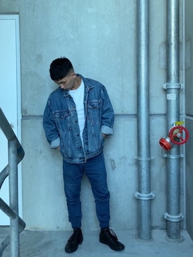「コロナに負けない」｜「アイテム（ジャケット/アウター）」を使った、Nathan🇦🇺🐨さん（メンズ・170cm）の秋コーディネート