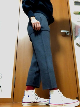 「アイラブCONVERSE」｜yoyoさん（レディース・160cm）の秋コーディネート