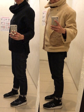 「Hashibami（ハシバミ）のアイテム（財布/小物）」を使った、yoyoさん（レディース・160cm）の冬コーディネート