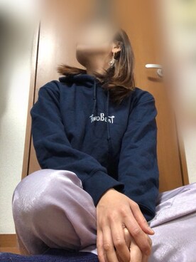 「BAD（バッド）のアイテム」を使った、yoyoさん（レディース・160cm）の春コーディネート
