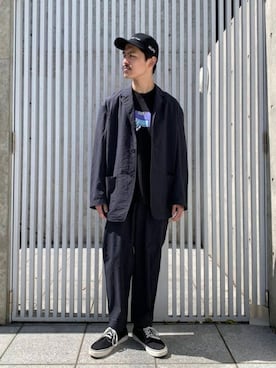 「WISM（ウィズム）のアイテム（ジャケット/アウター）」を使った、タカさん（メンズ・175cm）の春コーディネート