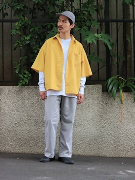 「WISM（ウィズム）のアイテム」を使った、タカさん（メンズ・175cm）の夏コーディネート