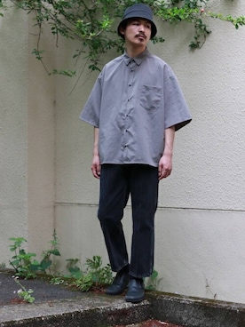 「WISM（ウィズム）のアイテム」を使った、タカさん（メンズ・175cm）の夏コーディネート